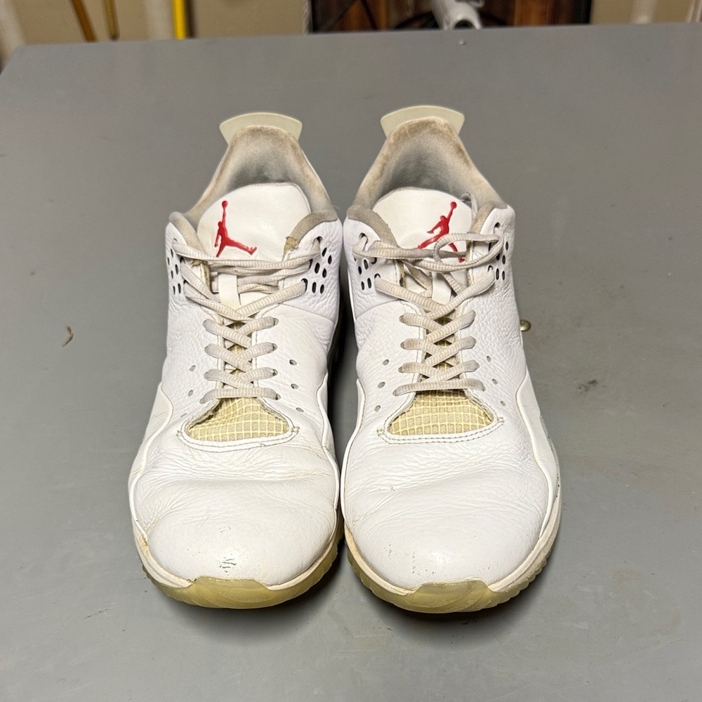 Jordan White and Red Men's Athletic Shoes